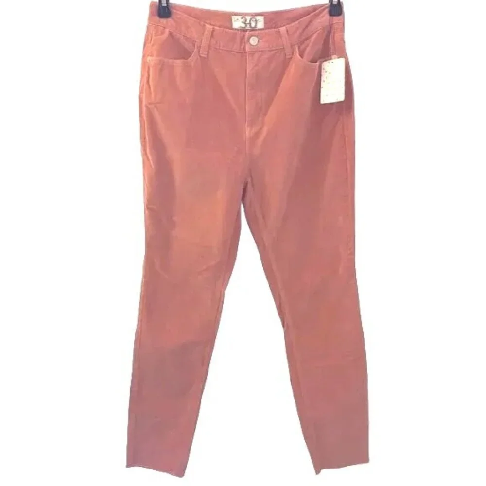 Free People Modern Mauve Corduroy Pants